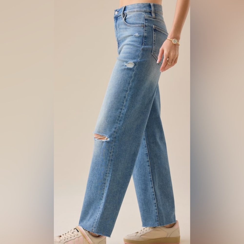 Altar'd State Light Blue Straight Leg Jeans